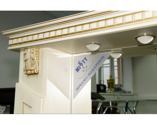 Заказать Афина -120 Зеркало-шкаф бежевое патина в магазине сантехники Santeh-Crystal.ru