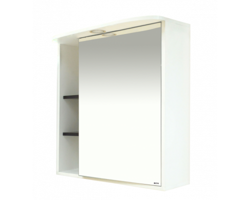 Купить Венера - 80 Зеркало-шкаф прав. со светом комбинированное в магазине сантехники Santeh-Crystal.ru