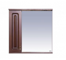 Вояж - 70 Зеркало-шкаф лев. коричневый