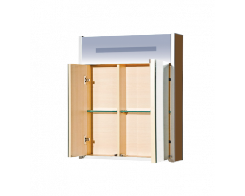 Заказать Джулия - 65 Шкаф коричневый зеркальный в магазине сантехники Santeh-Crystal.ru