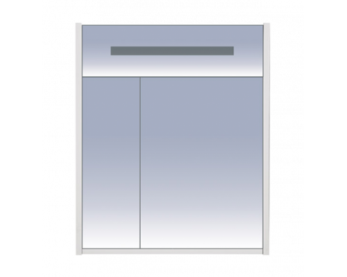 Купить Джулия - 65 Шкаф красный зеркальный в магазине сантехники Santeh-Crystal.ru