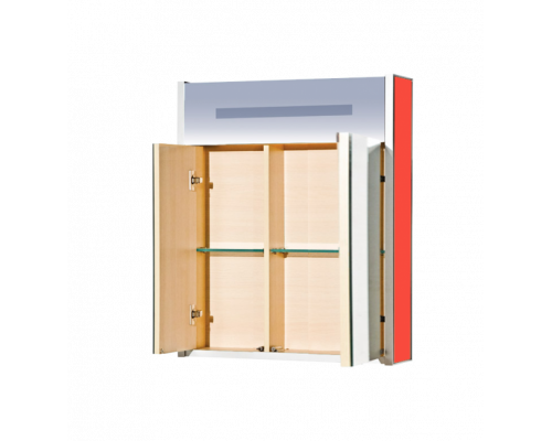 Купить Джулия - 65 Шкаф красный зеркальный в магазине сантехники Santeh-Crystal.ru