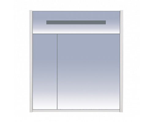 Приобрести Джулия - 75 Шкаф зеленый зеркальный в магазине сантехники Santeh-Crystal.ru