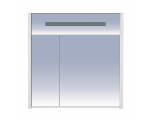 Заказать Джулия - 85 Шкаф бордовый зеркальный в магазине сантехники Santeh-Crystal.ru