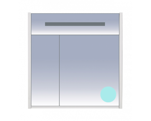 Заказать Джулия - 85 Шкаф голубой зеркальный в магазине сантехники Santeh-Crystal.ru