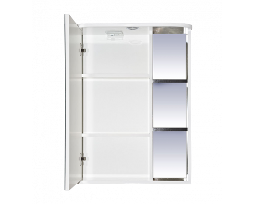 Заказать Венера - 55 Зеркало-шкаф лев. со светом комбинированное в магазине сантехники Santeh-Crystal.ru