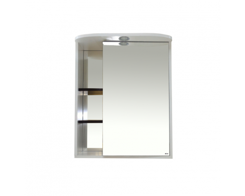 Заказать Венера - 55 Зеркало-шкаф прав. со светом комбинированное в магазине сантехники Santeh-Crystal.ru