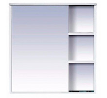 Венера - 80 Зеркало-шкаф лев. со светом белое