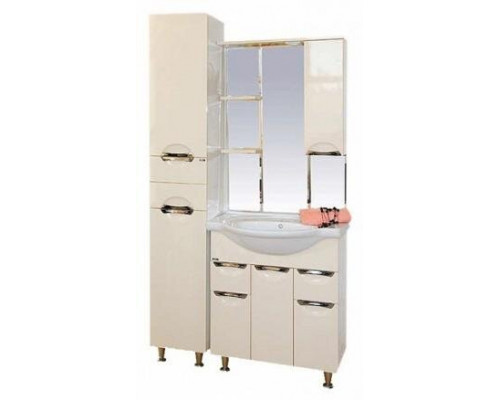 Заказать Орхидея - 75 Зеркало - шкаф прав. (свет) БЕЖ. эмаль в магазине сантехники Santeh-Crystal.ru