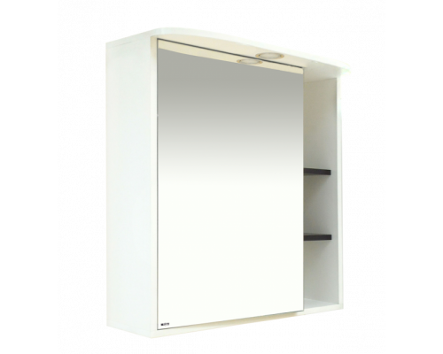 Приобрести Венера - 80 Зеркало-шкаф лев. со светом комбинированное в магазине сантехники Santeh-Crystal.ru