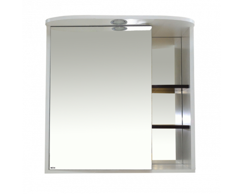 Приобрести Венера - 80 Зеркало-шкаф лев. со светом комбинированное в магазине сантехники Santeh-Crystal.ru