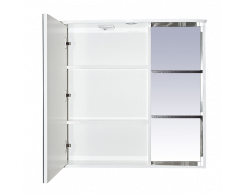 Приобрести Венера - 80 Зеркало-шкаф лев. со светом комбинированное в магазине сантехники Santeh-Crystal.ru