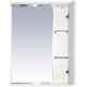 Купить Александра - 55 Зеркало-шкаф прав.(свет) белый мет в магазине сантехники Santeh-Crystal.ru