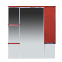 Кристи - 90 Зеркало - шкаф прав. (свет) бордо