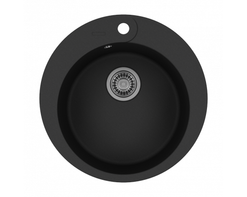 АРТЕМИДА - 51 см Мойка кухонная кварц.композит. круглая.(блок 45) антрацит
