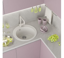 АРТЕМИДА - 51 см Мойка кухонная кварц.композит. круглая.(блок 45) жасмин