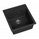 ИМПЕРИАЛ - 46 см Мойка кухонная кварц.композит. прямоуг.(блок 45) антрацит