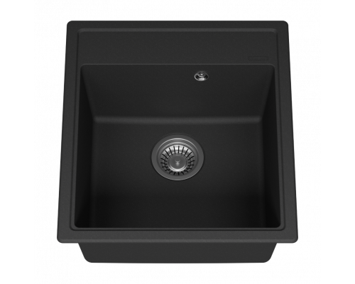 ИМПЕРИАЛ - 46 см Мойка кухонная кварц.композит. прямоуг.(блок 45) антрацит