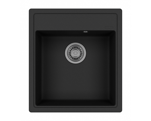 ИМПЕРИАЛ - 46 см Мойка кухонная кварц.композит. прямоуг.(блок 45) антрацит