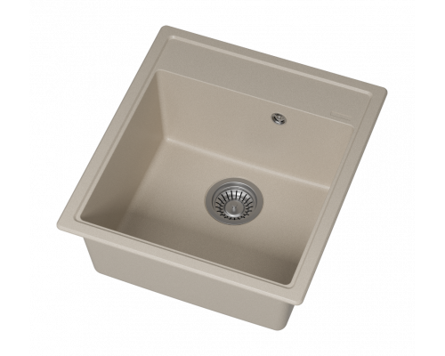 ИМПЕРИАЛ - 46 см Мойка кухонная кварц.композит. прямоуг.(блок 45) бежевый