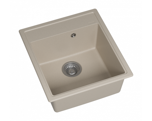 ИМПЕРИАЛ - 46 см Мойка кухонная кварц.композит. прямоуг.(блок 45) бежевый