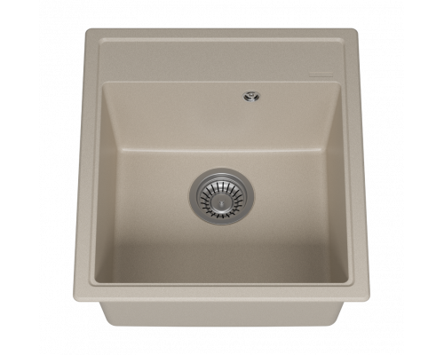 ИМПЕРИАЛ - 46 см Мойка кухонная кварц.композит. прямоуг.(блок 45) бежевый