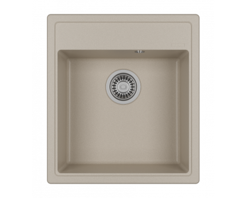 ИМПЕРИАЛ - 46 см Мойка кухонная кварц.композит. прямоуг.(блок 45) бежевый
