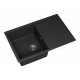 ЛИНКОР - 78 см Мойка кухонная кварц.композит. прямоуг.(блок 50) антрацит