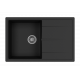 ЛИНКОР - 78 см Мойка кухонная кварц.композит. прямоуг.(блок 50) антрацит