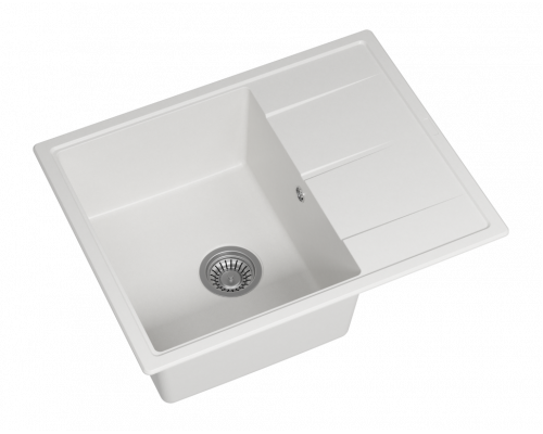 ТИТАН - 65 см Мойка кухонная кварц.композит. прямоуг.(блок 50) жасмин