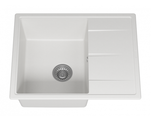 ТИТАН - 65 см Мойка кухонная кварц.композит. прямоуг.(блок 50) жасмин