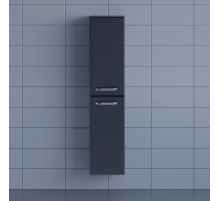 Шкаф-пенал для ванной Uperwood Foster (36x30x160 см, подвесной, черный)