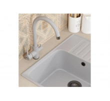 Смеситель для кухни Uperwood UPD-003 (06, с фильтром для питьевой воды, вороненая сталь/туман)