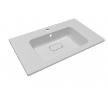 Раковина для ванной полувстраиваемая Uperwood Lagoon (80 см, прямоугольная, белая)