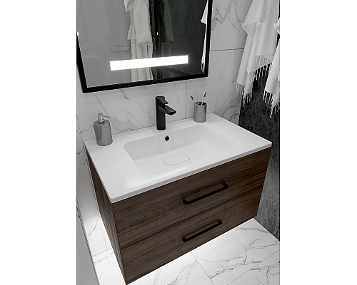 Раковина кварцевая для ванной Uperwood Lagoon Quartz (80 см, прямоугольная, белая матовая, жасмин) Раковина кварцевая для ванной Uperwood Lagoon Quartz (80 см, прямоугольная, белая матовая, жасмин)