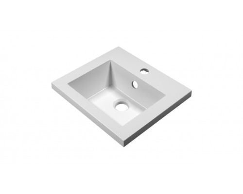 Раковина для ванной полувстраиваемая Uperwood Eva 40 см, белая