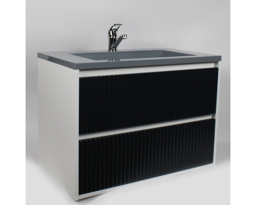 Раковина для ванной Uperwood Next Premium 70 см, серый глянец