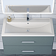 Купить Раковина кварцевая для ванной Uperwood Foster Quartz (90 см, белая матовая, жасмин) в магазине сантехники Santeh-Crystal.ru