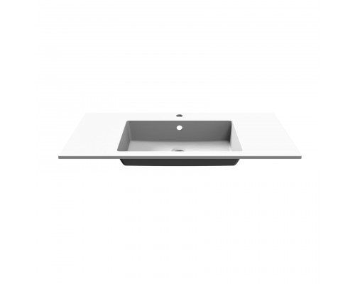 Раковина для ванной полувстраиваемая Uperwood Megan 100 см, белая матовая