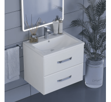 Тумба с раковиной для ванной Uperwood Foster (60 см, подвесная, белая)