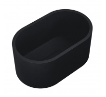 Раковина для ванной комнаты накладная Uperwood Venice (56x34 см, овальная, черный)