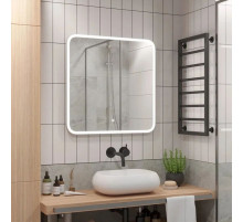 Зеркало для ванной с подсветкой Uperwood Foster (80x80 см, LED подсветка, сенсорный выключатель, антизапотевание)