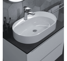 Раковина для ванной накладная Uperwood Luna (60 см, овальная)