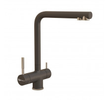 Смеситель для кухни Uperwood UPD-005 (01, с каналом для фильтрованной воды, сатин/уголь)