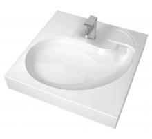 Раковина для ванной над стиральной машиной Uperwood Comforty (60x60 см)