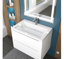 Раковина для ванной Uperwood Olivia 70 см, белая глянцевая