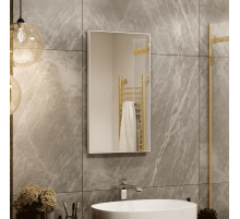 Зеркало для ванной с подсветкой Uperwood Vizo (40x70 см, белый профиль)