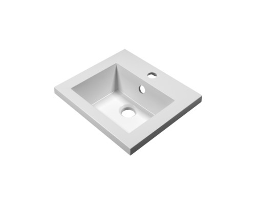 Раковина для ванной полувстраиваемая Uperwood Eva 40 см, белая
