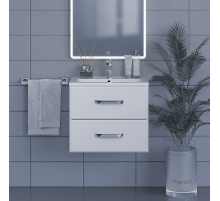 Тумба под раковину для ванной комнаты Uperwood Foster (60 см, подвесная, белая)