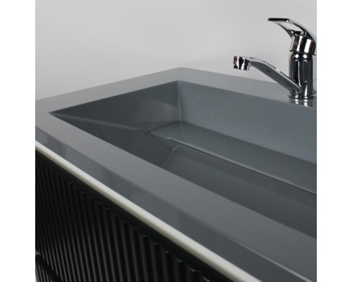 Раковина для ванной Uperwood Next Premium 80 см, серый глянец